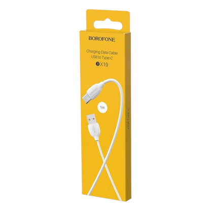 CABLE DE CARGA BX19 PARA USB-C 2A - BLANCO