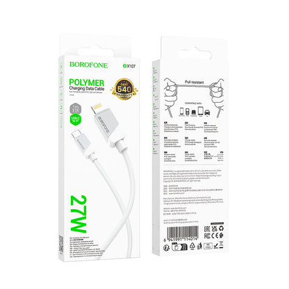 CABLE BX107 TIPO C-IP PD 27W - BLANCO