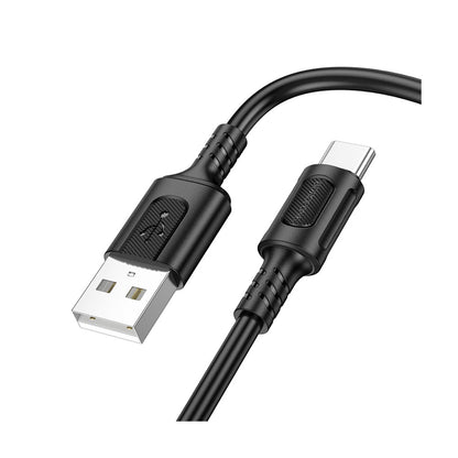 Cable Carga Rápida Borofone BX111 Negro USB-A a USB-C 3.0A