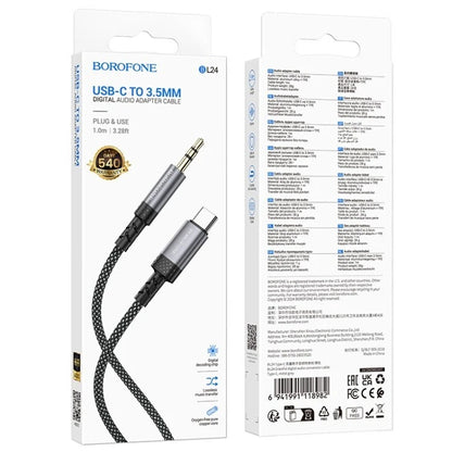 Cable de Audio Borofone BL24  Compatible para USB-C