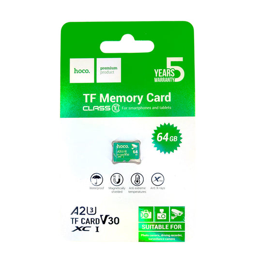 TARJETA DE MEMORIA HOCO 64GB CLASS 10 U3