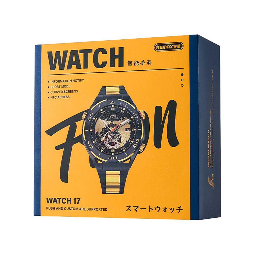 Smartwatch Remax WATCH17  Black & Gold Edition